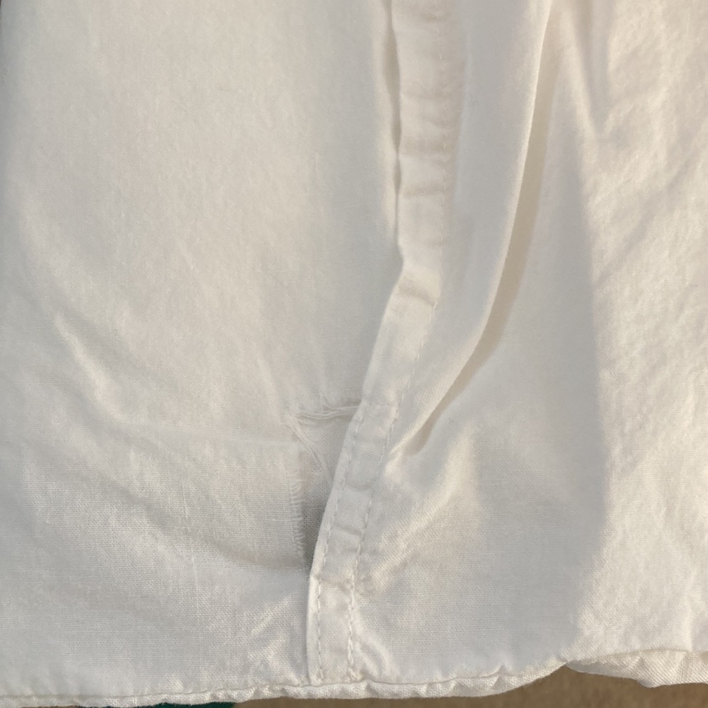 Sear Sucker (2) White 100% Cotton King Size 20 x 36 Pillow Shams From Target - Picture 5 of 8